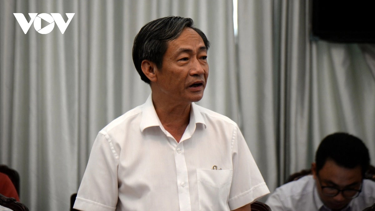 Ông Võ Trung Trực - Phó Giám đốc Sở Tài nguyên môi trường TP.HCM