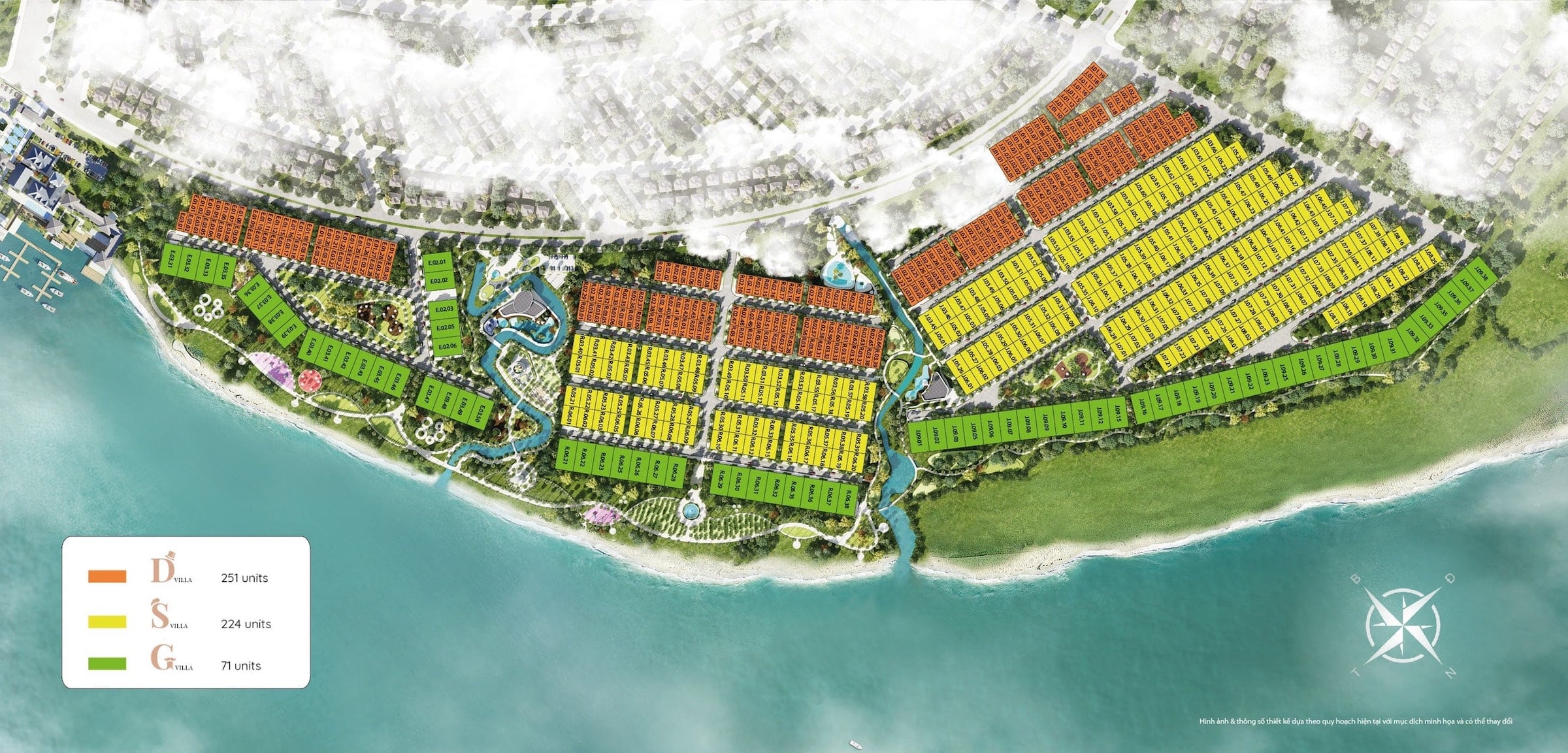 Phân khu La Maison SwanBay – khu villa thấp tầng bao quanh mảng xanh và không gian sân vườn riêng